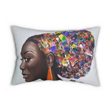 Load image into Gallery viewer, Afro Puff - Lumbar Pillow
