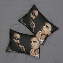 Load image into Gallery viewer, Louie Armstrong Spun Polyester Lumbar Pillow