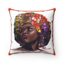 Load image into Gallery viewer, HAIR 1 ORANGE - Square Pillow
