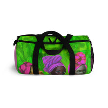 Load image into Gallery viewer, Pink  and Green Sisterhood Duffel Bag
