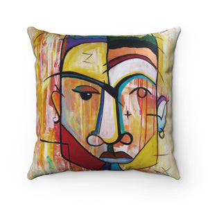 HE'S THE MAN Spun Polyester Square Pillow
