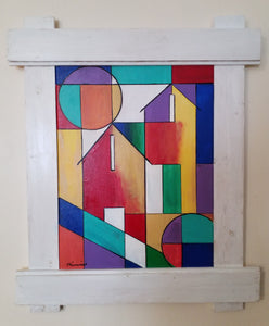 White Picket Fence Original Painting