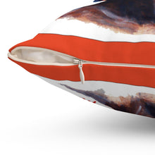 Load image into Gallery viewer, HAIR 1 ORANGE - Square Pillow
