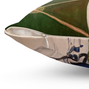 Jackie Robinson Spun Polyester Square Pillow
