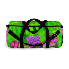 Load image into Gallery viewer, Pink  and Green Sisterhood Duffel Bag
