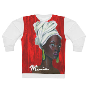Red andcWhite AOP Unisex Sweatshirt