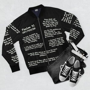 Psalms 91 AOP Bomber Jacket