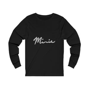 Minnie  Logo Unisex Jersey Long Sleeve Tee