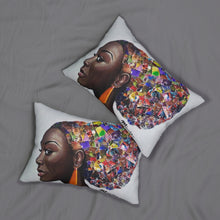 Load image into Gallery viewer, Afro Puff -  Lumbar Pillow
