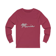 Load image into Gallery viewer, Minnie  Logo Unisex Jersey Long Sleeve Tee
