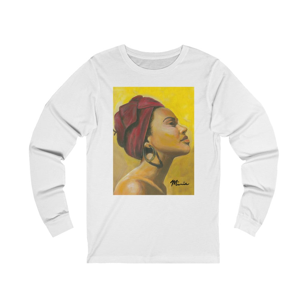 Red Beauty Unisex Jersey Long Sleeve Tee