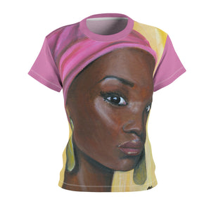 Pink Beauty Women's AOP Cut & Sew Tee
