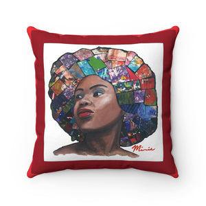HAIR 2 RED  Spun Polyester Square Pillow