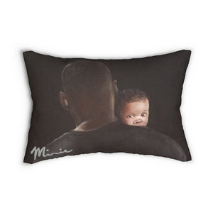 Daddy Protector Spun Polyester Lumbar Pillow