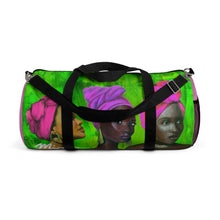 Load image into Gallery viewer, Pink  and Green Sisterhood Duffel Bag
