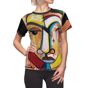 He's the Man Women's AOP Cut & Sew Tee