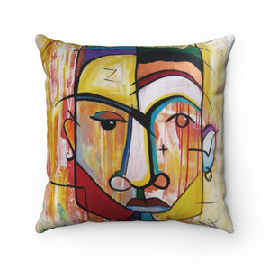 HE'S THE MAN Spun Polyester Square Pillow