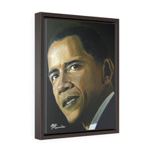 Load image into Gallery viewer, Obama Mr. Presiden Vertical Framed Premium Gallery Wrap Canvas
